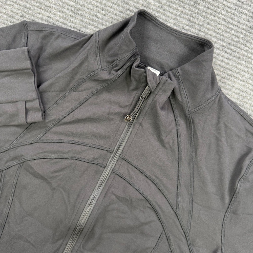 NEW Lululemon Define Cropped Jacket Womens 14 Nulu Black Active Train LW3HB5S